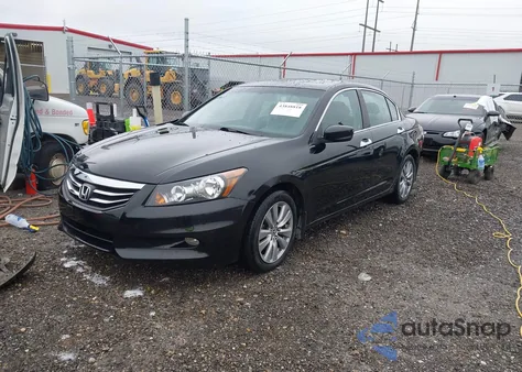 2011 Honda Accord 3.5 Ex-L из США, поврежденный, VIN 1HGCP3F85BA030875